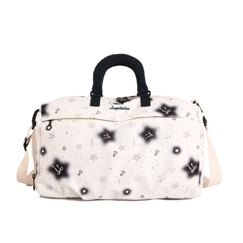 Star-Patterned Travel Duffle Bag Kalsten