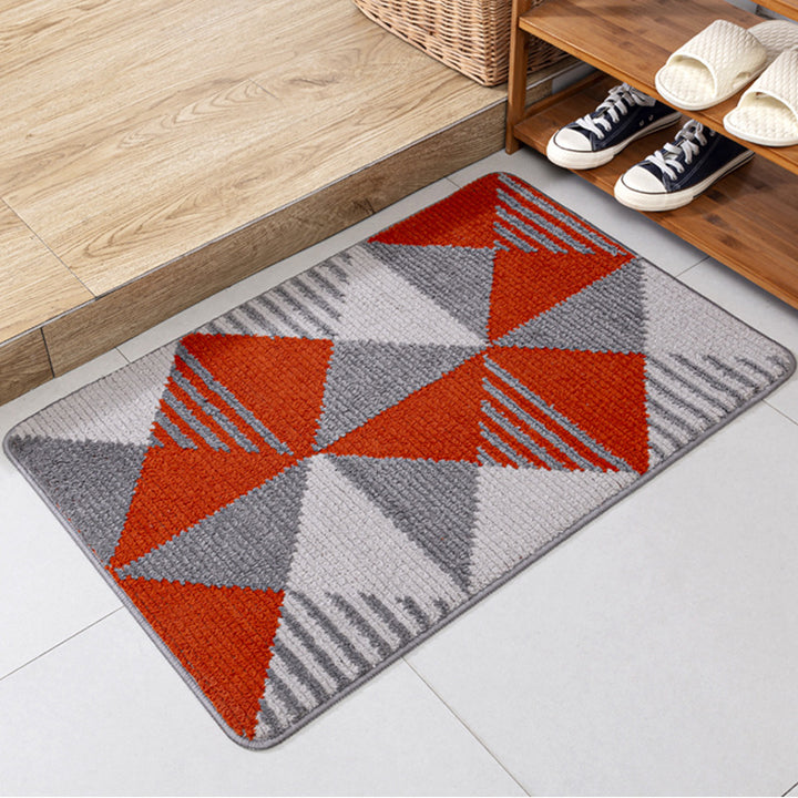 Geometric Pattern Indoor Welcome Mat