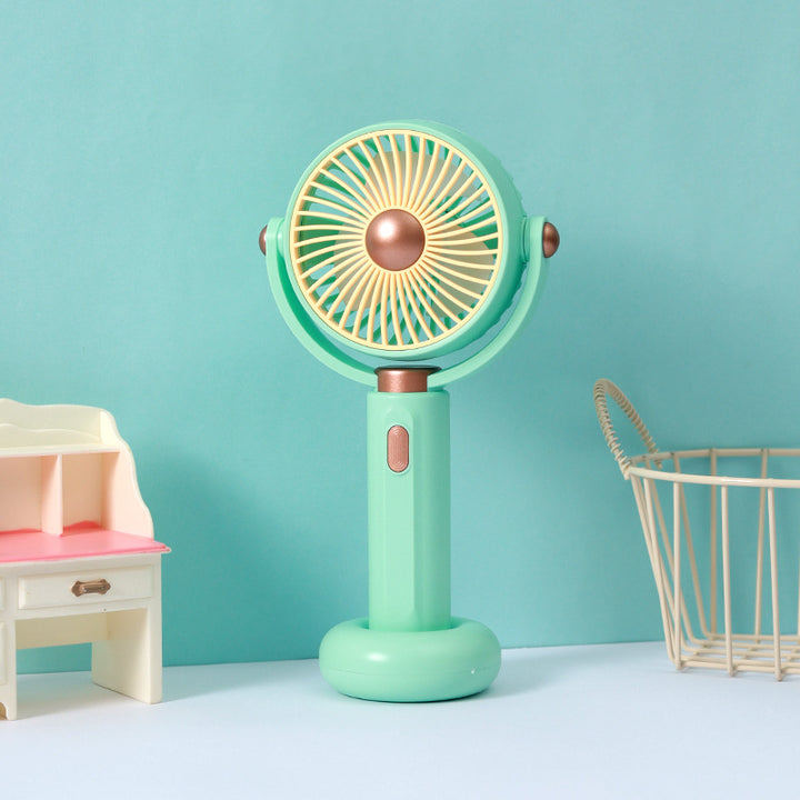 Unisex nan portable rechargeable handheld and desk fan with adjustable tilt Kalsten