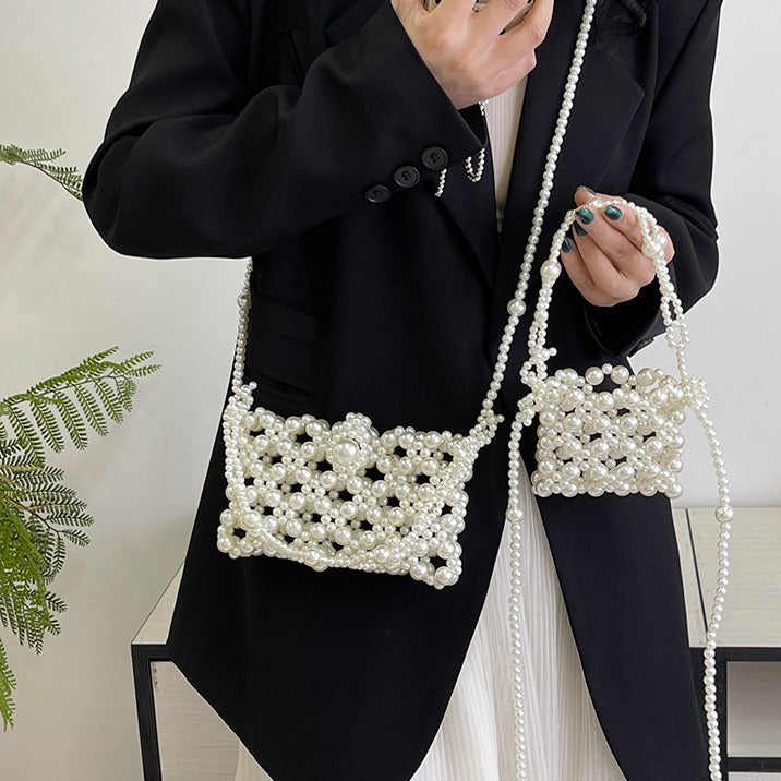 Pearl Beaded Clutch