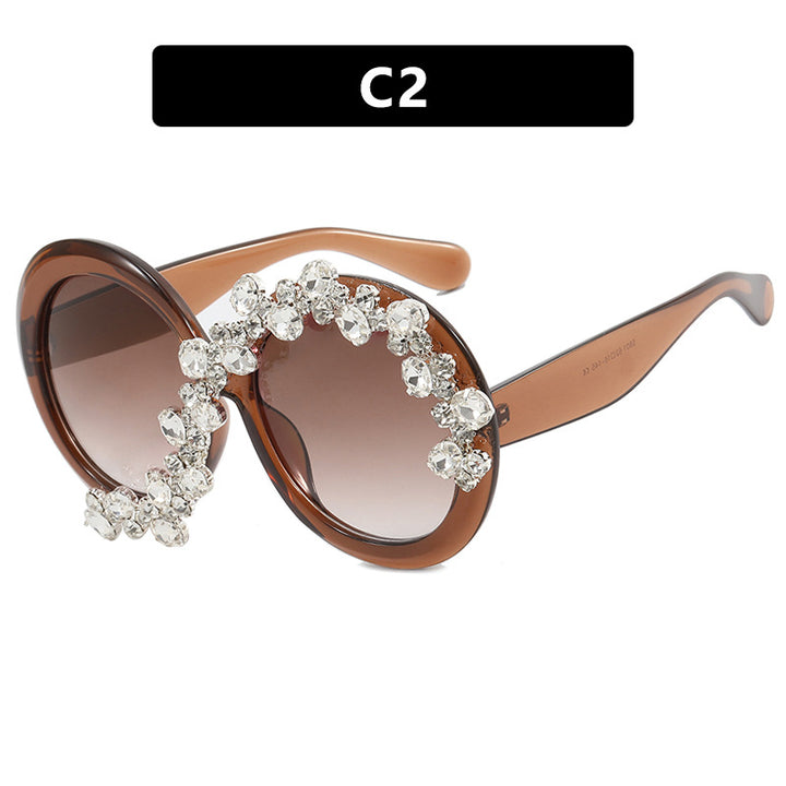 Ladies Glamorous Sunglasses with Rhinestone Applications Kalsten