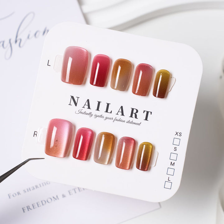 Creative Thematic Press-On Nail Set Kalsten