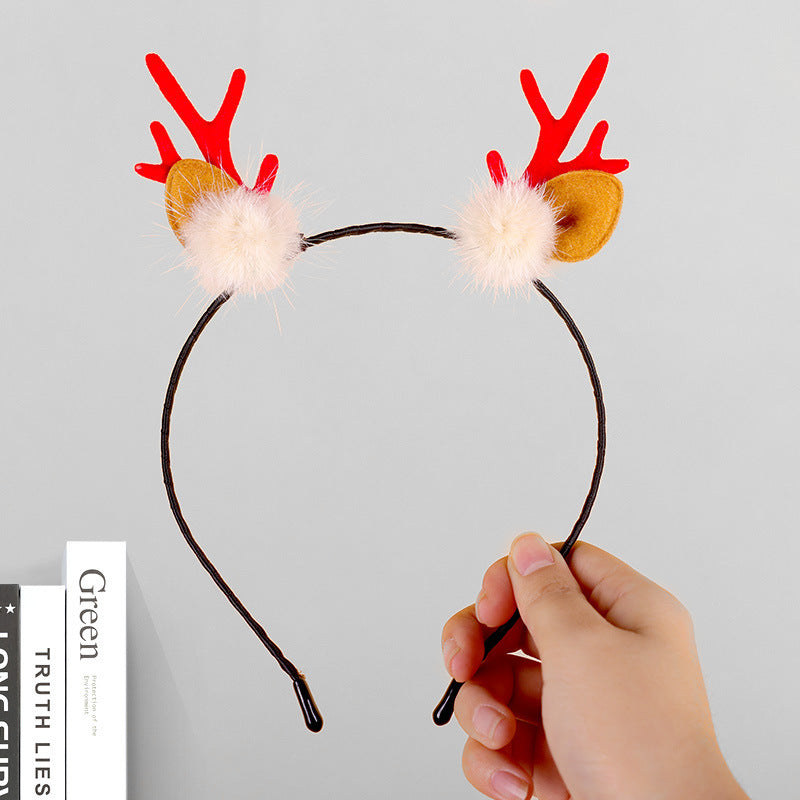 Festive Reindeer Antler Headband