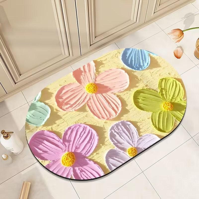 Floral Print Area Rug Kalsten