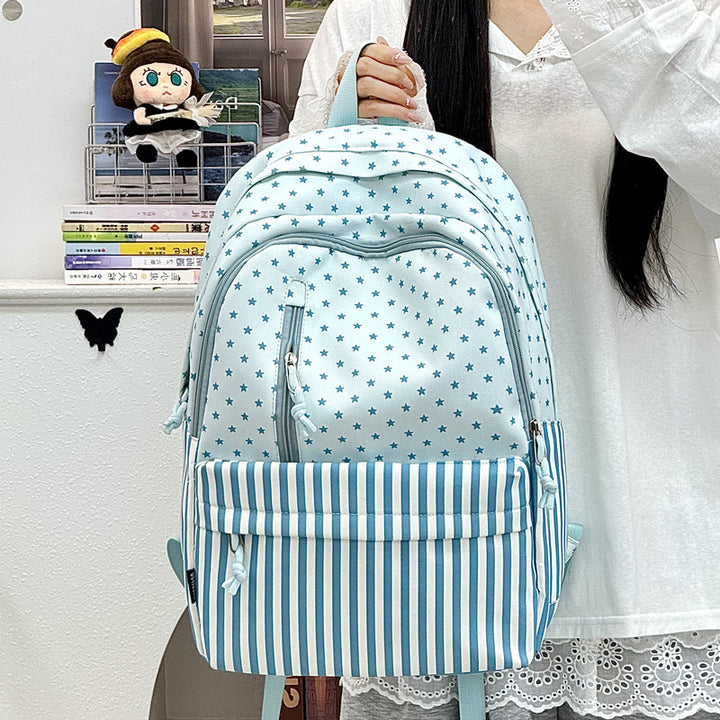 Stylish Star-Printed Large Capacity Backpack Kalsten