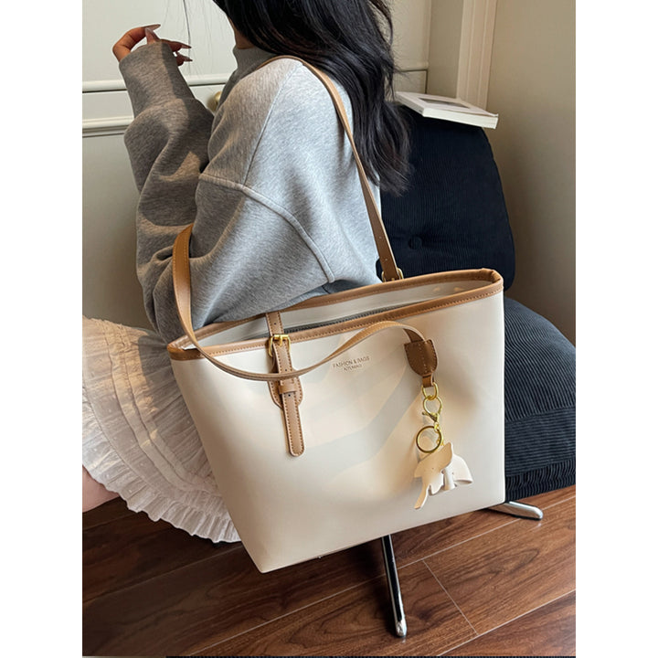 Elegant Leather Tote Bag Kalsten