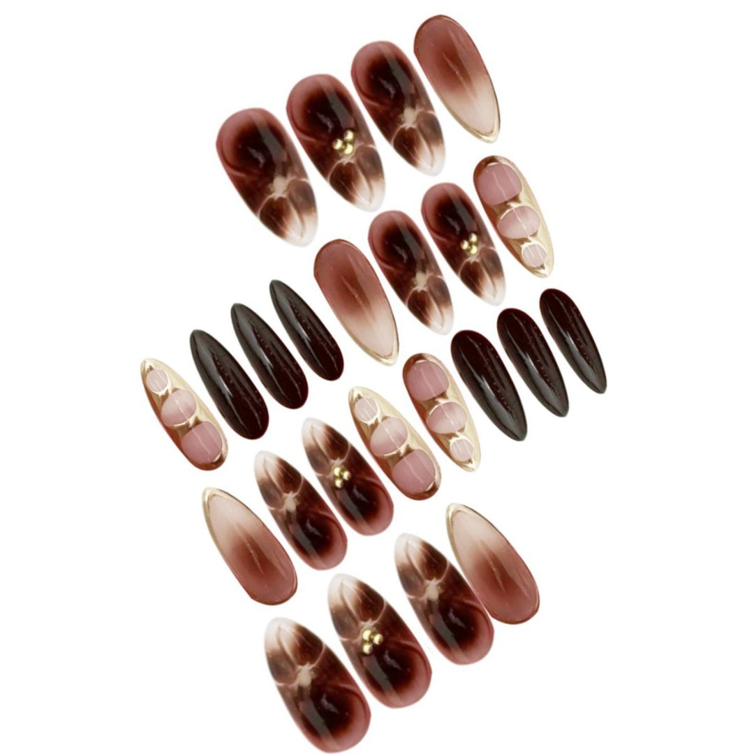 Decorative Press-On Nail Art with Unique Design Kalsten