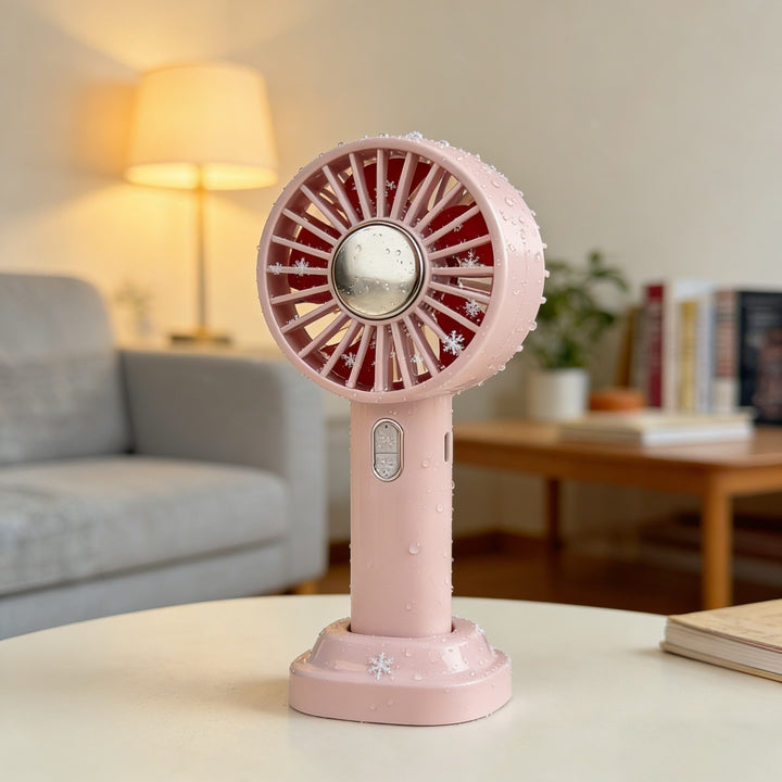 Unisex Portable Mini Mist Fan with USB Connection and Ergonomic Design Kalsten