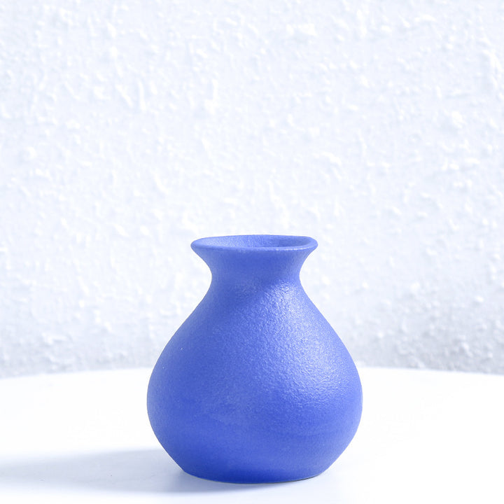 Modern Textured Ceramic Decorative Flower Vase Kalsten