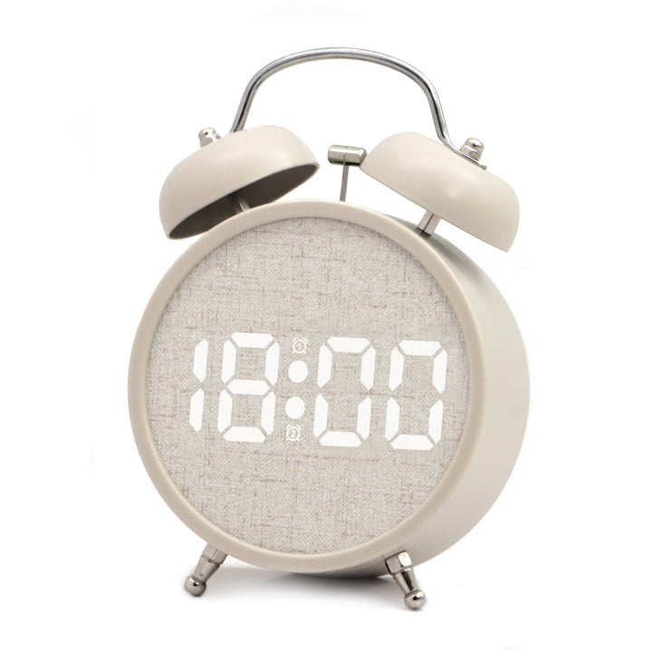 Digital Alarm Clock in Modern Design with Large LED Display Kalsten