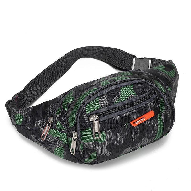 Sporty Multi-Compartment Fanny Pack