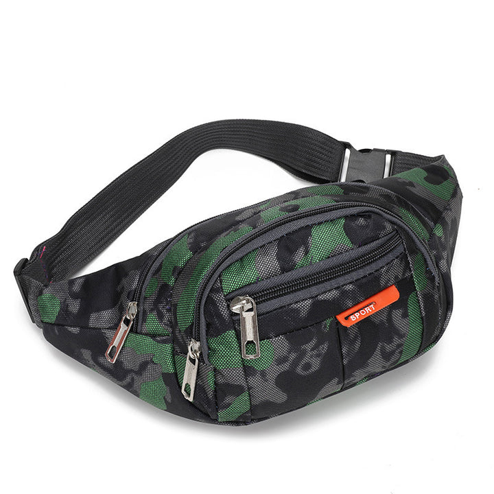 Sporty Multi-Compartment Fanny Pack