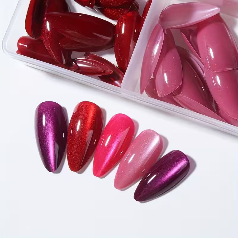 Glossy Stiletto Nail Tips Kalsten