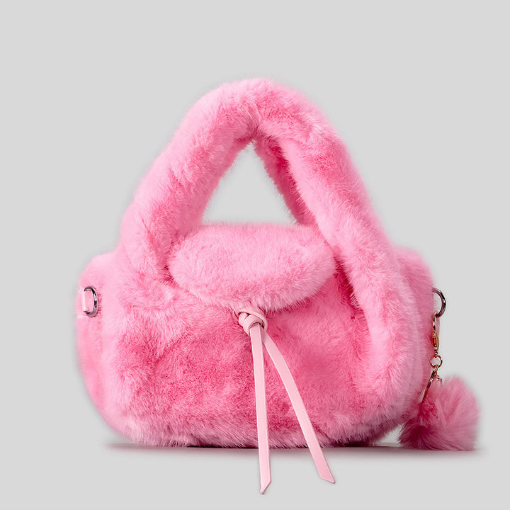 Luxurious Faux Fur Handheld Bag