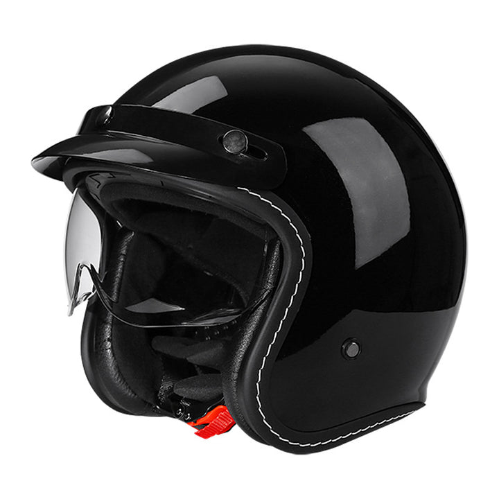 WoVintage Open-Face Motorcycle Helmet Kalsten