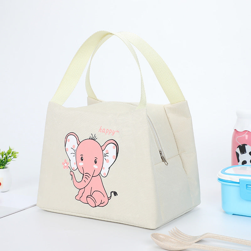 Cute Bear Print Insulated Lunch Bag Kalsten
