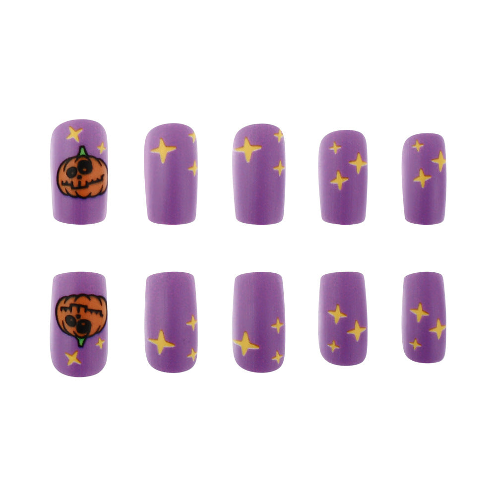 Halloween-Themed Decorative Press-On Nails Kalsten