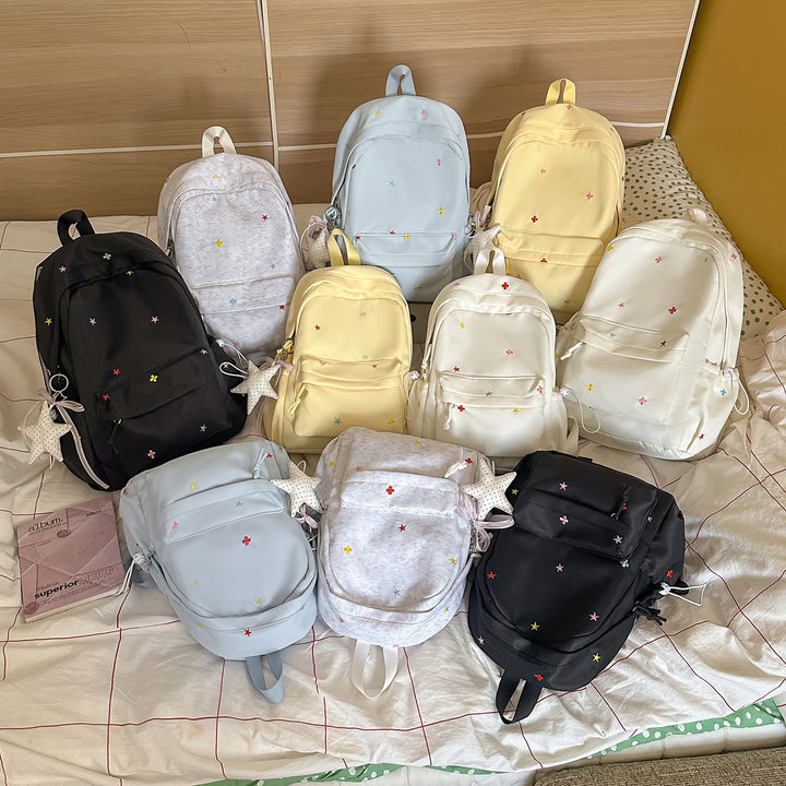 Casual Embroidered Star Backpack Kalsten