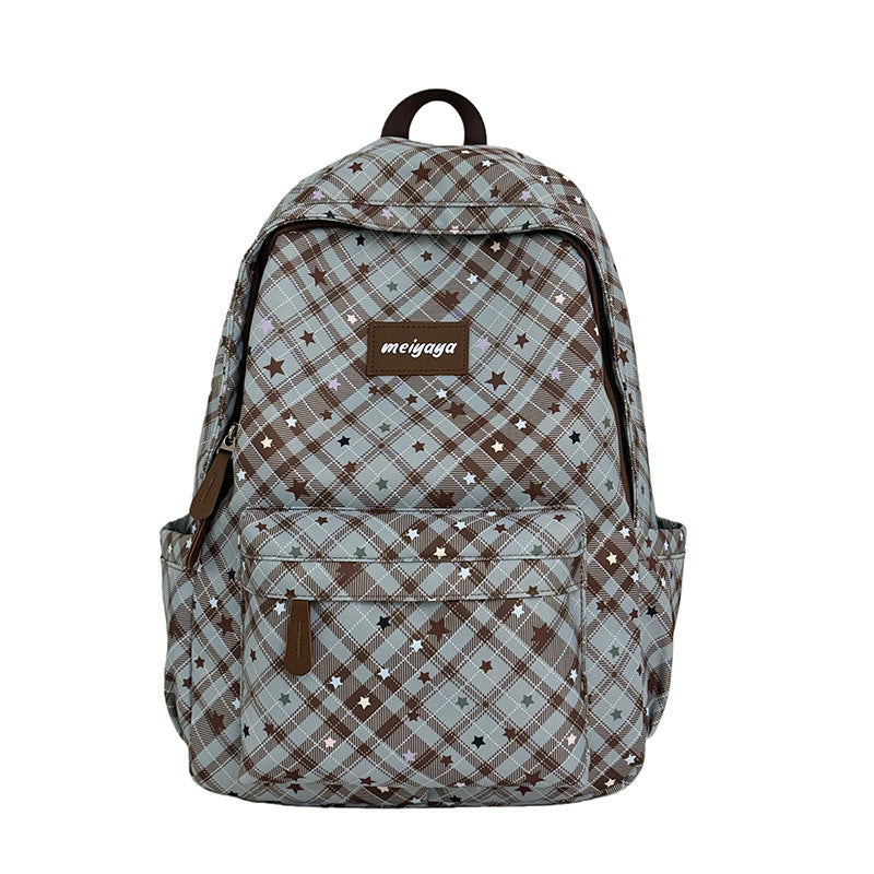 Stylish Lightweight Backpack with Cute Teddy Bear Keychain Kalsten