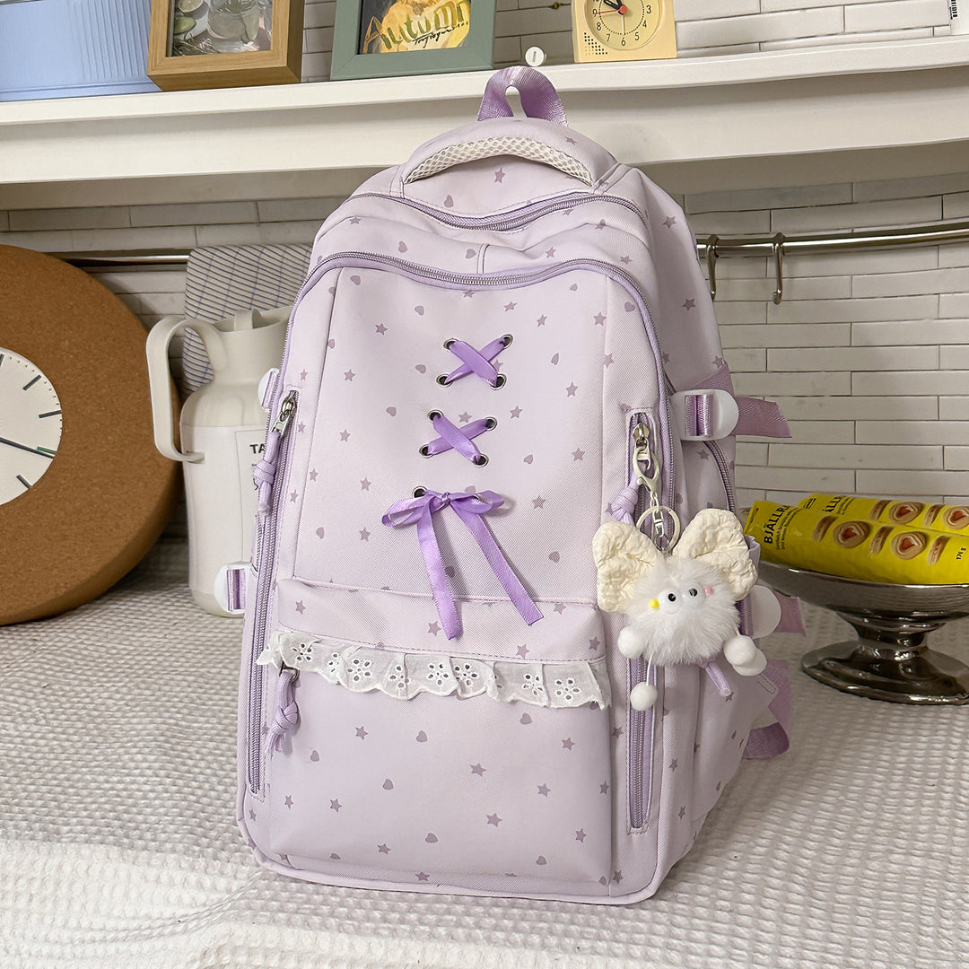 Decorative Star-Patterned Backpack Kalsten 1791205780