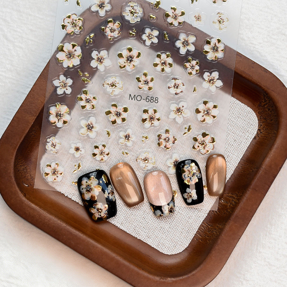 Floral Nail Art Sticker Sheet  1791507000