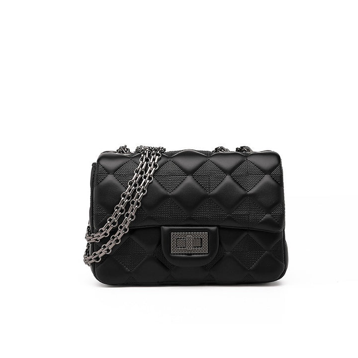 Elegant Quilted Chain Crossbody Bag  1791995074