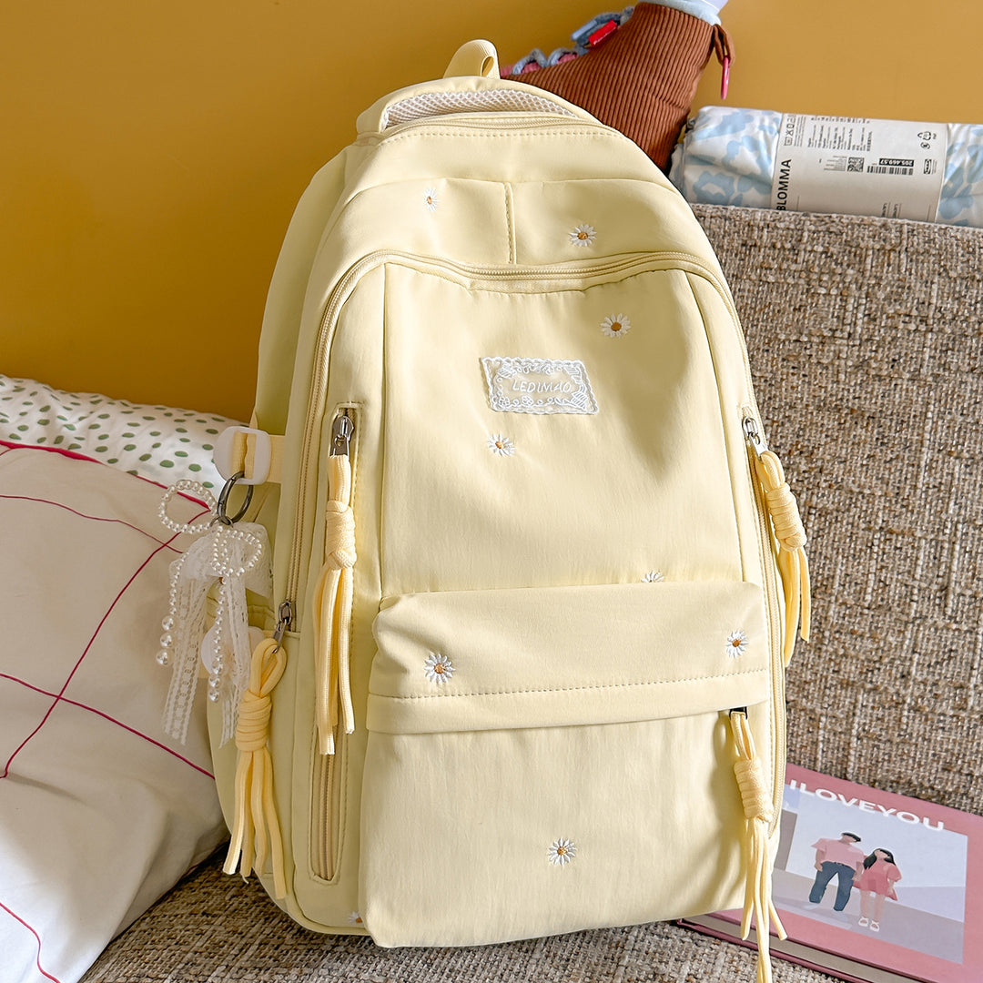 Decorative Floral Embellished Backpack Kalsten