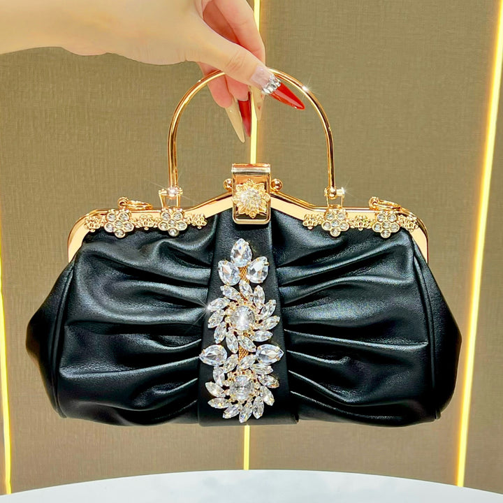 Ornamented Vintage-Inspired Evening Bag