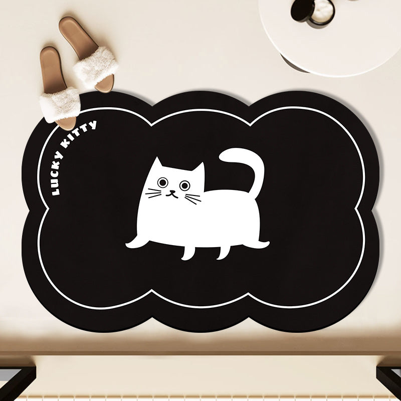 Decorative Elephant-Shaped Floor Mat