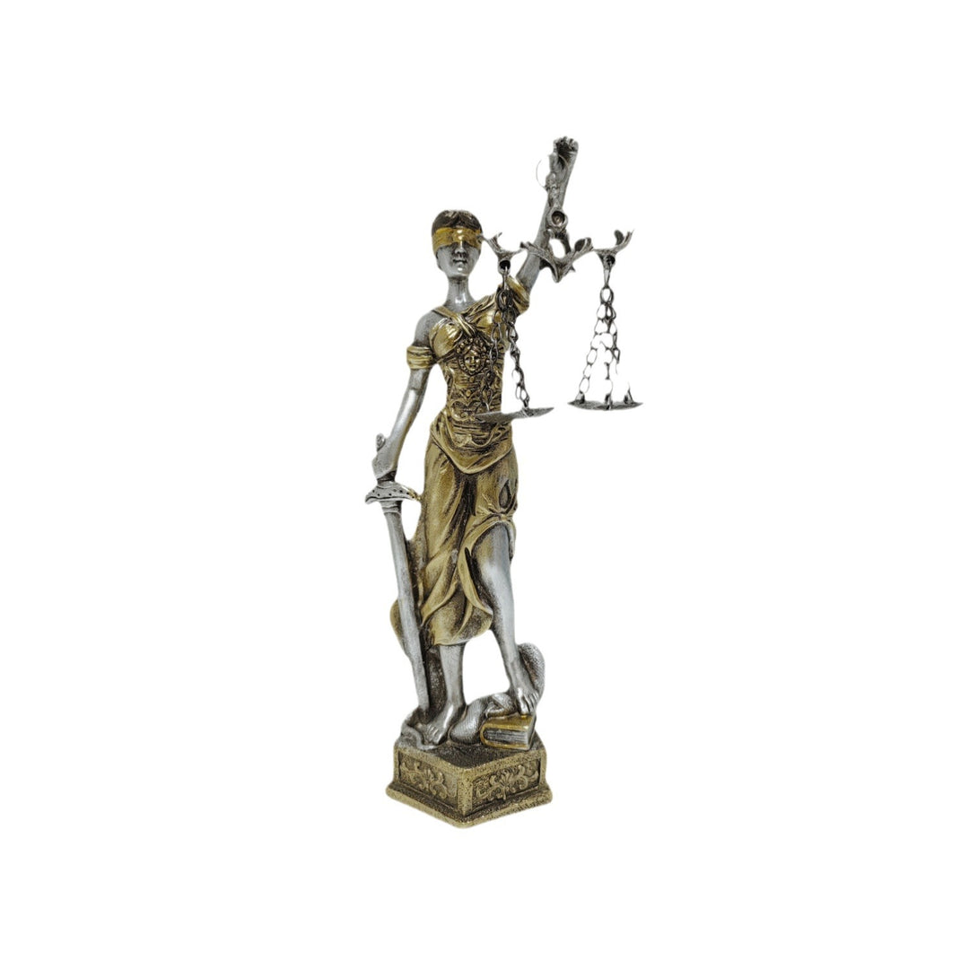 Elegant statue of Justitia in artistic details Kalsten