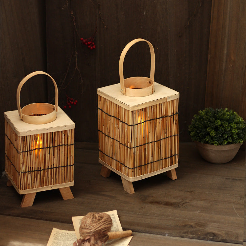 Artificial Rattan Lantern Kalsten