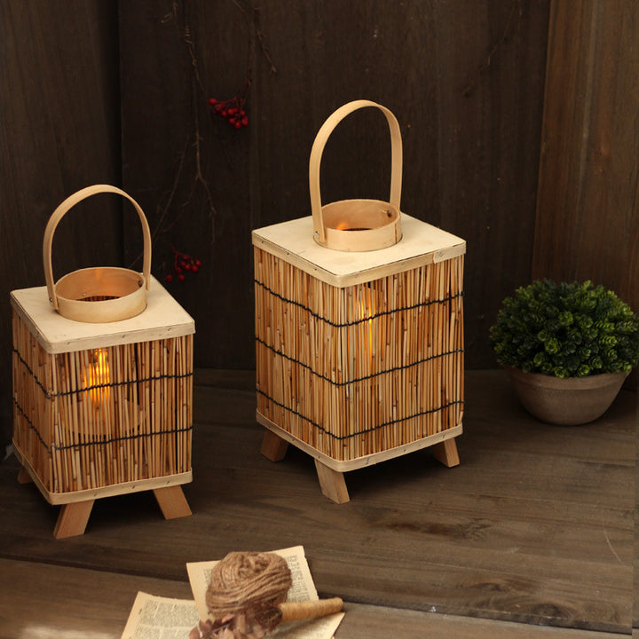 Artificial Rattan Lantern Kalsten