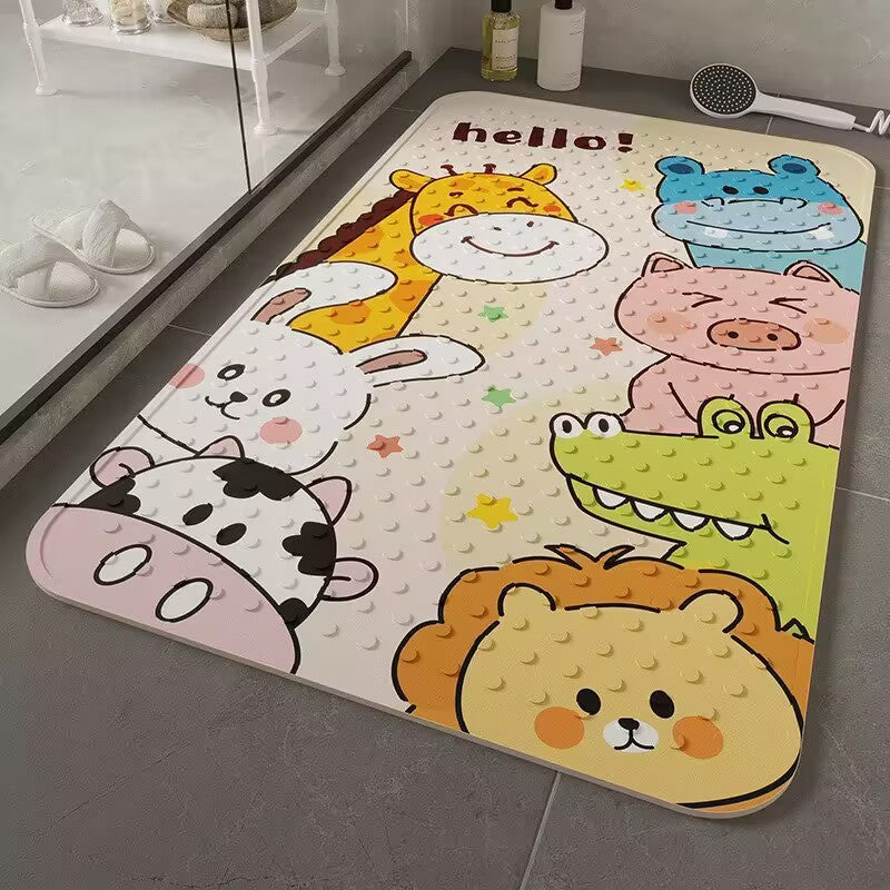 Cute Cartoon Bath Mat Kalsten