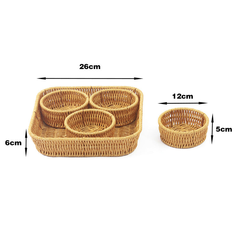 Multi-Function Woven Storage Basket Set Kalsten