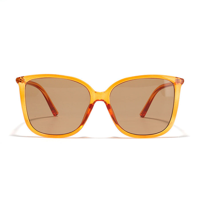Ladies Cat-Eye Sunglasses with Luxurious Transparent Frame and UV Protection Kalsten
