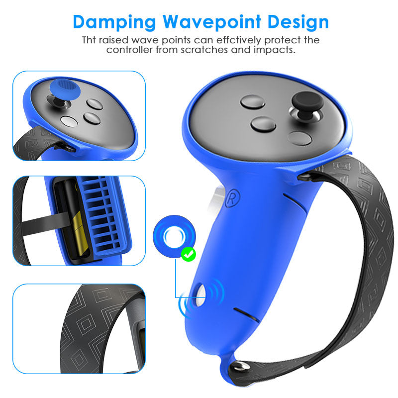 VR Accessories Set with Protective Masks and Ergonomic Handles Kalsten
