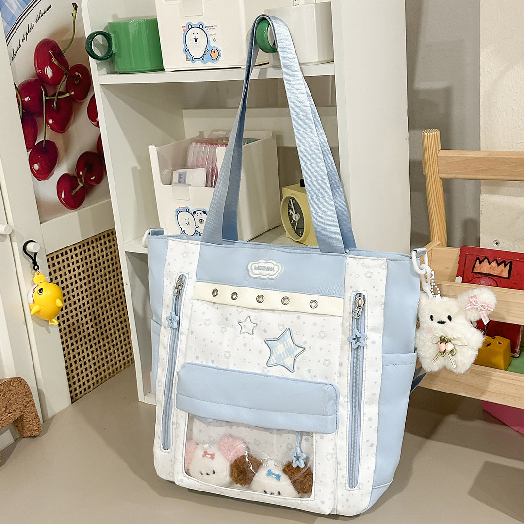 Transparent Pocket Backpack Kalsten