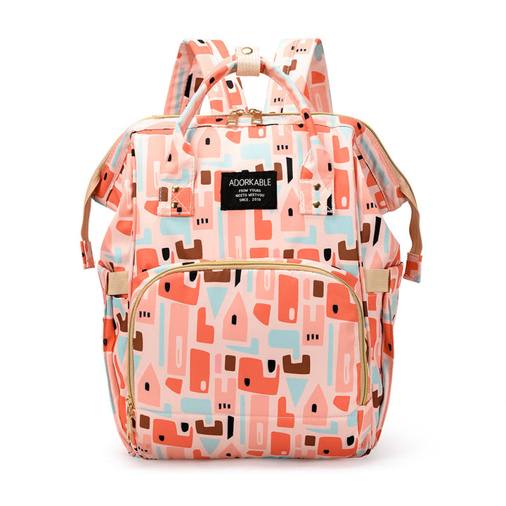 Playful Unicorn Print Diaper Backpack Kalsten