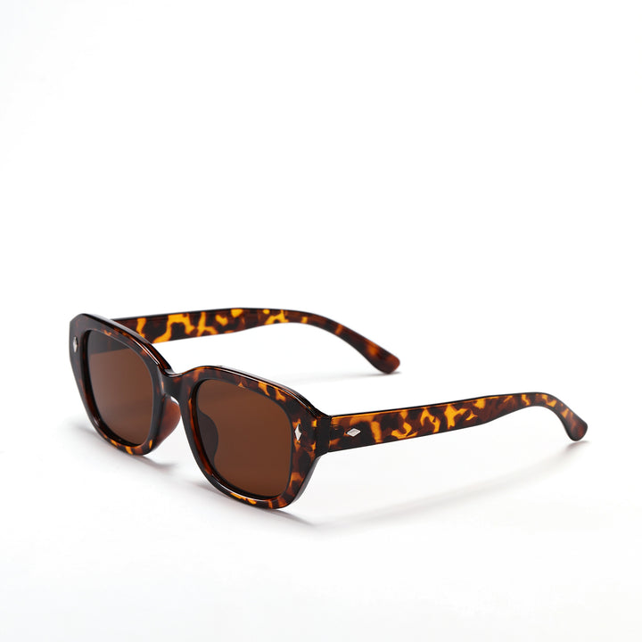 Women's stylish square sunglasses with high-quality tortoiseshell frame Kalsten