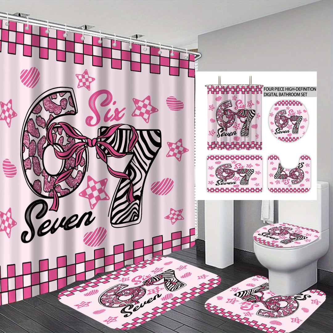 Colorful Dessert-Themed Bathroom Set Kalsten