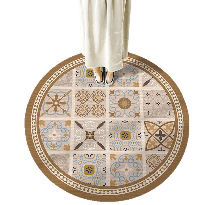 Round Decorative Bath Mat Kalsten