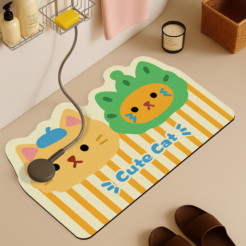 Cute Dog Bath Mat Kalsten