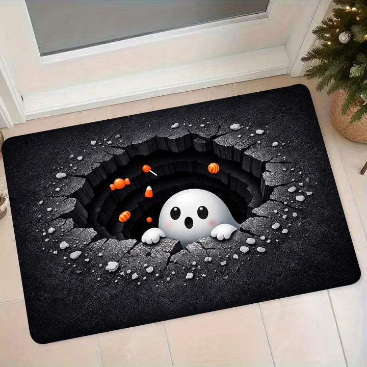 Fun Ghost-Themed Indoor Doormat Kalsten