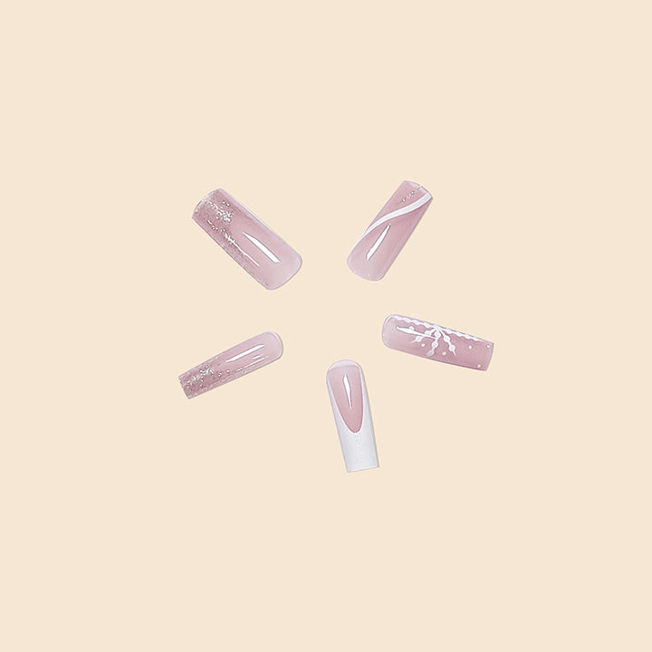 Elegant Artistic 3D Nail Extensions