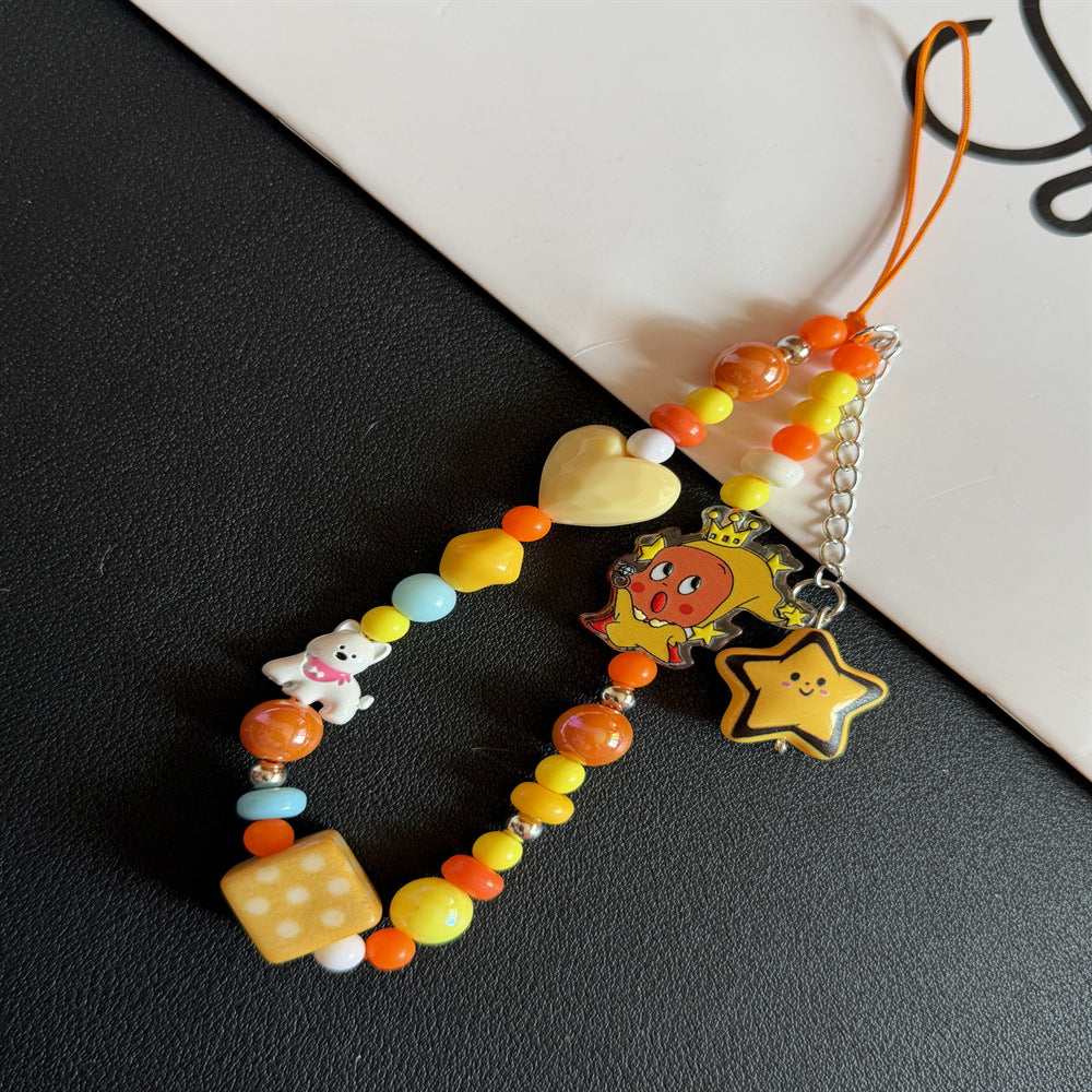 Playful Charm Beaded Phone Strap Kalsten