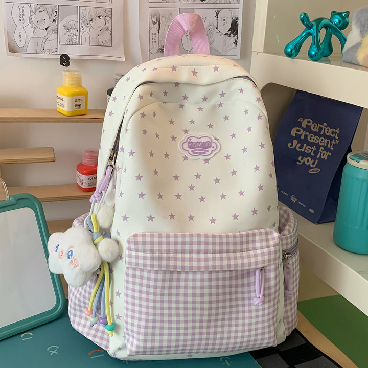 Stylish Star-Print Backpack Kalsten