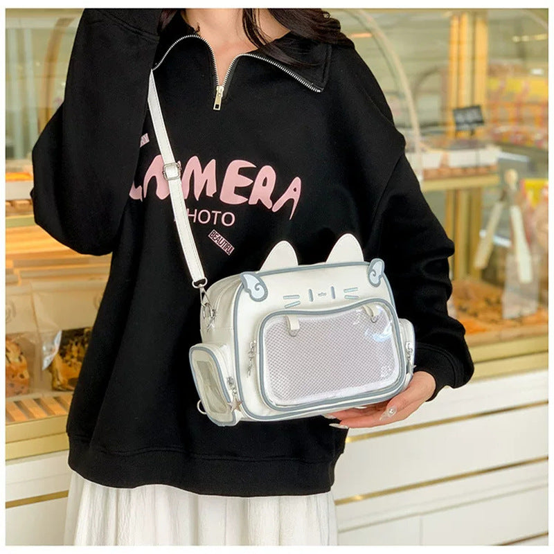 Cute Cat-Themed Crossbody Bag Kalsten