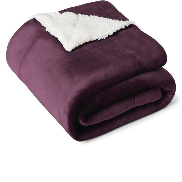 Reversible Plush Sherpa Blanket Kalsten