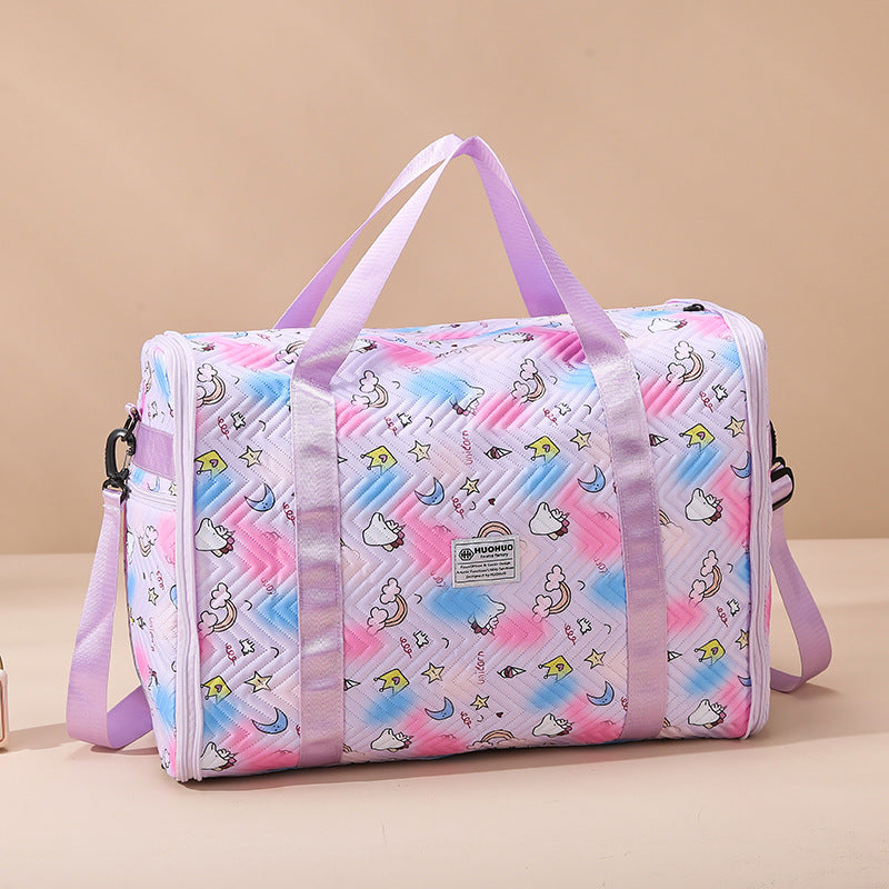 Fun Patterned Gym Duffel Bag