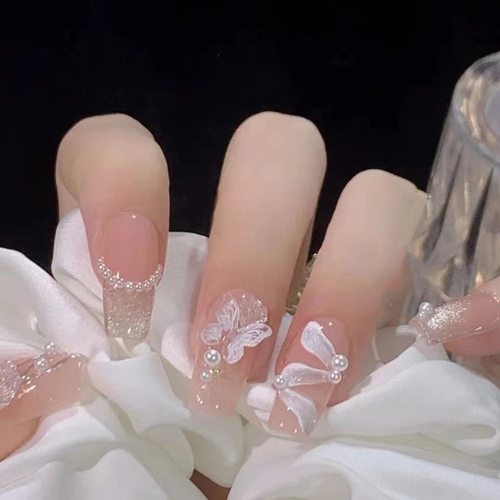 Decorative Press-On Nail Art Set